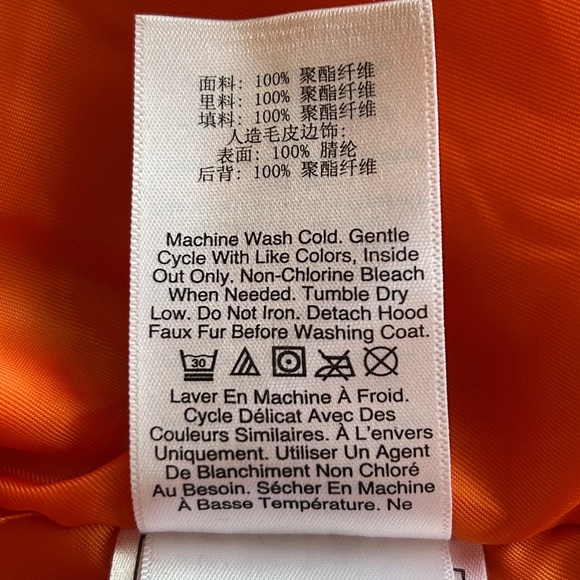 DKNY Anorak Parka Jacket Size Small - Picture 13 of 16